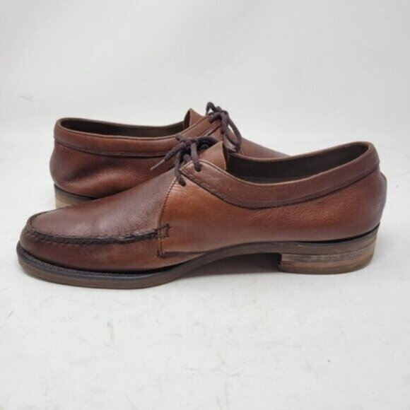 Stuart McGuire | Leather Lace Up Derby Shoes Loafer Business Casual Brown main image 11